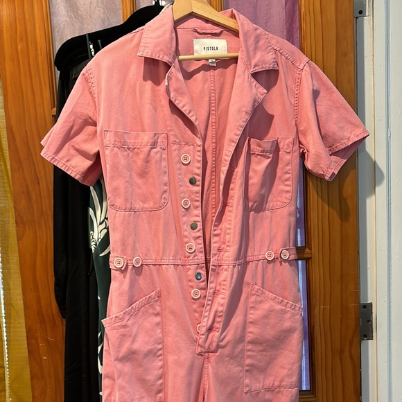 PISTOLA Grover Jumpsuit in Flamingo/Pink - Picture 4 of 7